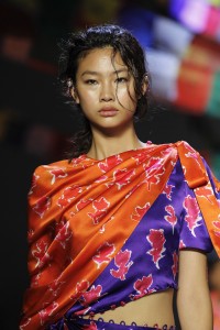 Prabal Gurung New York Fashion Week Runway Show Bright Colors rock the runway SS19